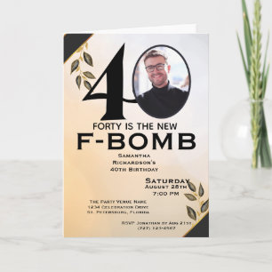 Roligt Forty är den Nya F-Bomben Damer Kort