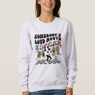 Roligt Fotboll Mamma Anpassningsbar Sötskjorta T Shirt