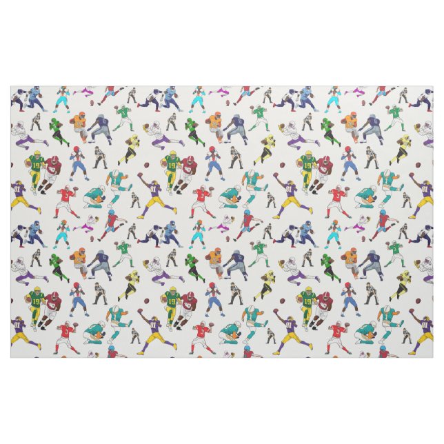 Roligt fotbollsspelare tyg (Yard)