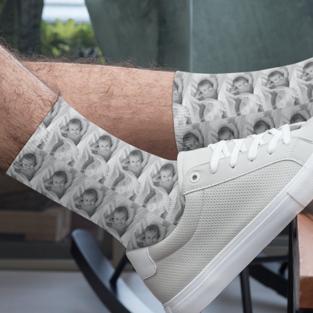 Roligt Foto Anpassa underordnad Personlig för fami Strumpor (Skapare uppladdad)