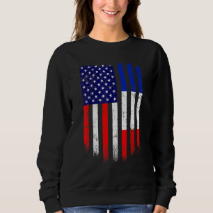 Roligt Frankrike Flagga American Flagga Women Kid T Shirt