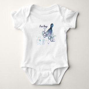 Roligt Free Hugs Quote with Octopus Cute Ocean Ani T Shirt