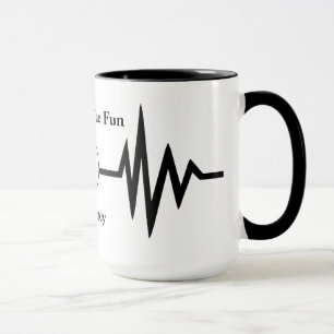 Roligt Frekvensrad Smile Mugg