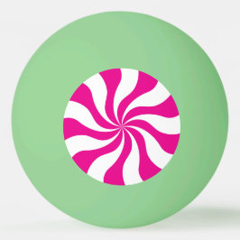 Roligt Funky Anpassade Peppermint Candy Pingisboll