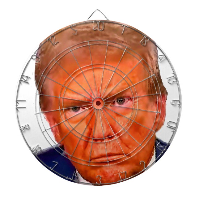 Roligt Funny Anti Trump Anti MAGA Republican Evil Darttavla (Framsidan)