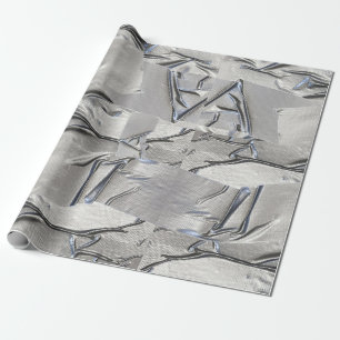 Roligt Funny Duct Tape Silver Presentpapper