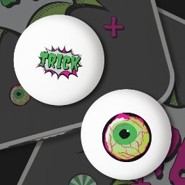 Roligt Funny Halloween 'Trick' med 'Zombie Eyeball Pingisboll