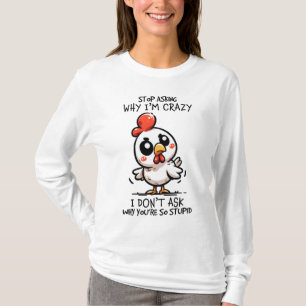Roligt galet ordkonst t shirt