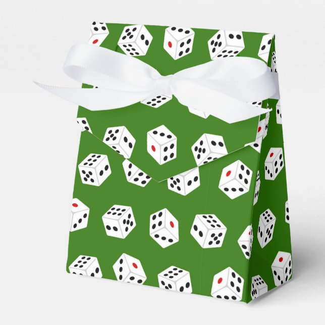 Roligt Gambling Casino Dice mönster box Presentaskar (Framsidan Sidan)