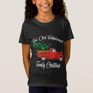 Roligt Gamla Fashioned Family Julgran Oldtimer R T Shirt