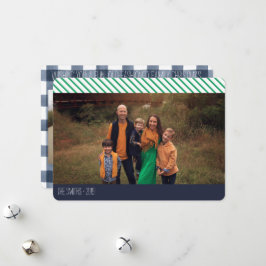 Roligt Gammal fasad julfoto Julkort