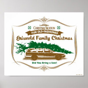 Roligt Gammal julhelg i Griswold-familjen Poster