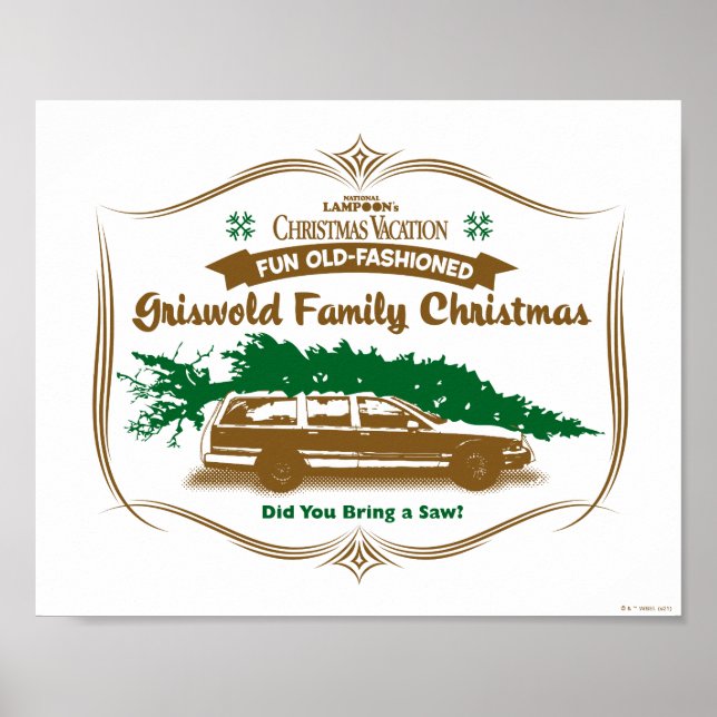 Roligt Gammal julhelg i Griswold-familjen Poster (Framsidan)