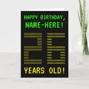 Roligt GAMMALA Geeky Nerdy "26 ÅR!", Kort