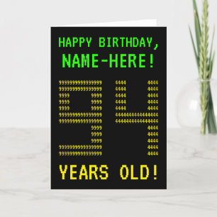 Roligt GAMMALA Geeky Nerdy "94 ÅR!", Kort