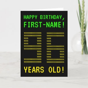Roligt GAMMALA Geeky Nerdy "96 ÅR!", Kort