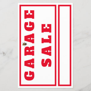Roligt Garage Sale Flygblad