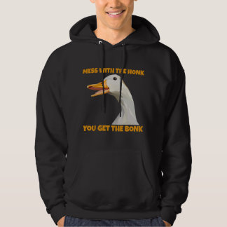 Roligt gåsentusiastskänk gås honkar lätt Distraher Hoodie