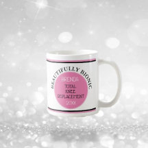 Roligt-gåva~ Bioniskt byte av knäled Mugg