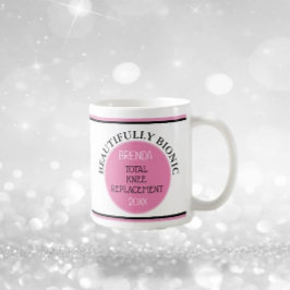 Roligt-gåva~ Bioniskt byte av knäled Mugg