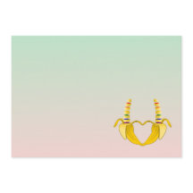 Roligt Gay Banan Hjärtbröllop