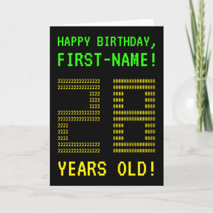 Roligt, Geeky, Nerdy "28 ÅR GAMLA!" Födelsedagskor Kort