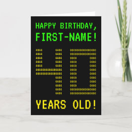 Roligt, Geeky, Nerdy "40 ÅR GAMLA!" Födelsedagskor Kort