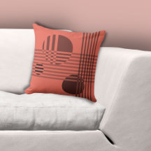 Roligt Geometric Rand & Circles Mönster Rosa