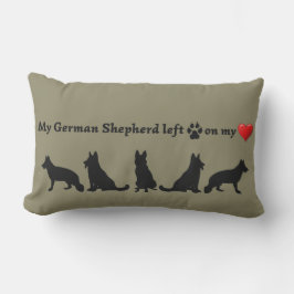 Roligt German Shepherd Hund Pet Quote Utomhuskudde