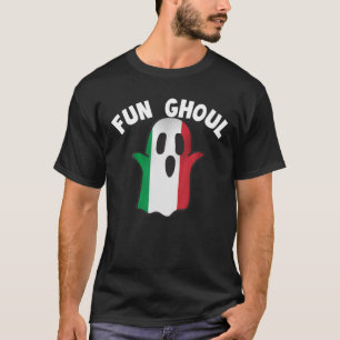 Roligt Ghoul Halloween Thmet Gift Italien Älskare  T Shirt