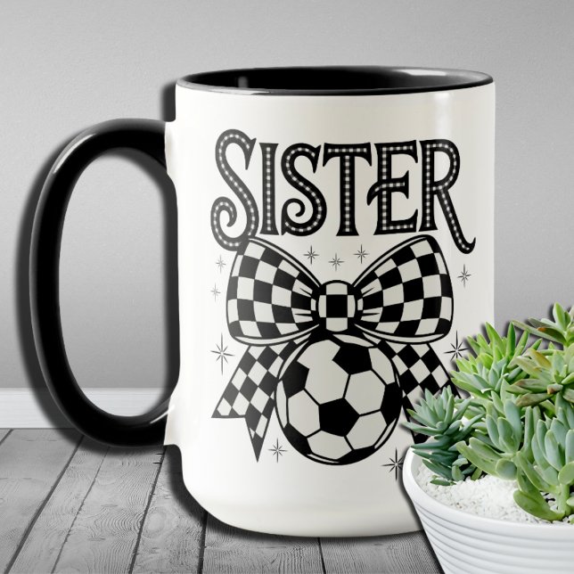 Roligt Gift for Soccer Fläkt och Syskon Coquette B Mugg (Skapare uppladdad)