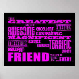 Roligt Gifts for Vänners: Underbarare vän Poster