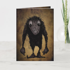 Roligt gigantiskt troll kort