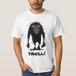 Roligt gigantiskt troll t shirt