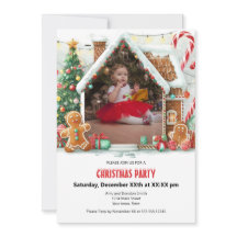 Roligt Gingerbröd House jul Party | Ditt foto