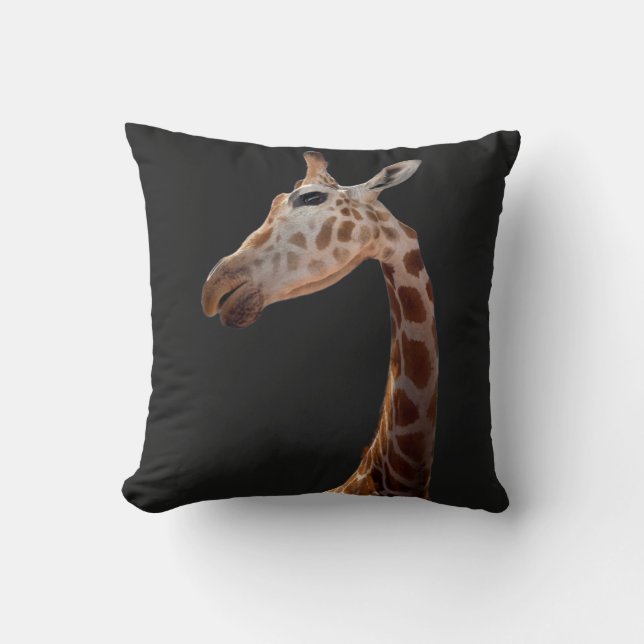 Roligt Giraffe-foto Kudde (Framsida)