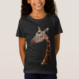 Roligt Giraffe-foto T-Shirt