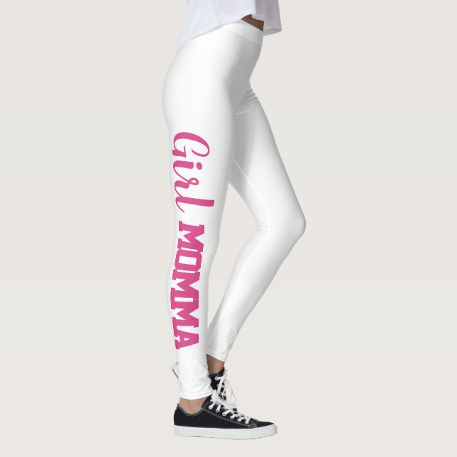 roligt GIRL MOMMA-typografi | Leggings (Höger)