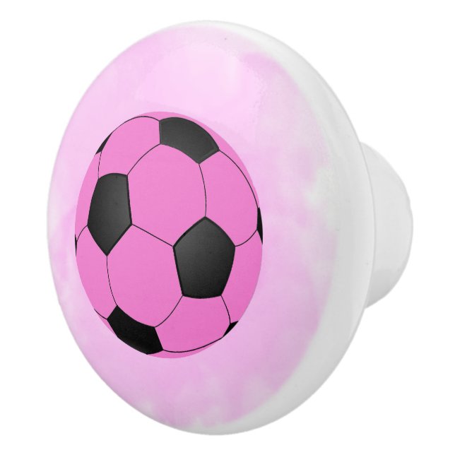 Roligt Girljus Rosa svart fotbojor Knopp (Höger)