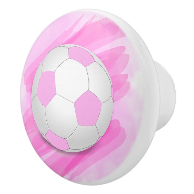 Roligt Girljus Rosa svart fotbojor Knopp (Höger)