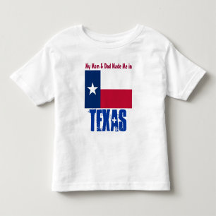 Roligt gjorde min mamma och pappa mig i Texas Tee