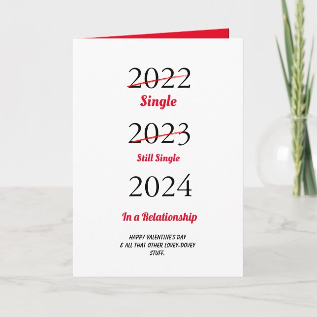 Roligt Glad Alla Hjärtans Dag Semesterkort Helgkort (Framsida)