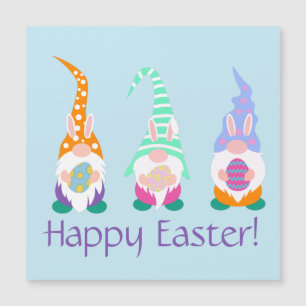 Roligt Glad påsk Gnomes Bunny Öron Vår Färger