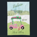 Roligt Glam Golf Cart Scenia Best Mamma Namn Kökshandduk<br><div class="desc">En liten golfvagn humor för Mamma i ditt liv, som kommer att ha roligt med den här - en glam golfvagn för golfvagnen älskare som gillar att leka med stil - eller bara kärlek att spela - personlig med första namn - anpassningsbar och unik. Eller skaffa en åt dig själv...</div>