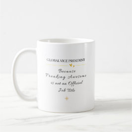Roligt Globalt Vicepresidentpresent Kaffemugg