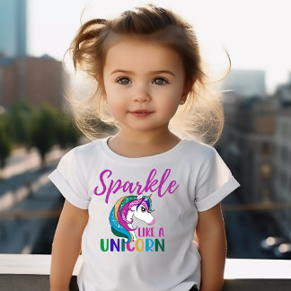 Roligt Gnistra Som Enhörningsflickor T Shirt