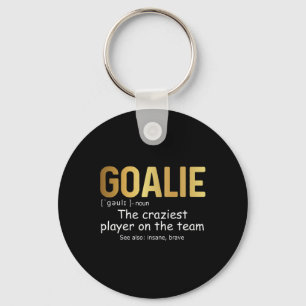Roligt Goalie Gear Goalkeeper Definition Hockey So Nyckelring