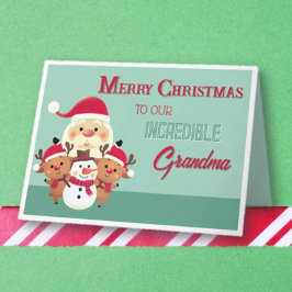 Roligt! God jul Grandma Kort