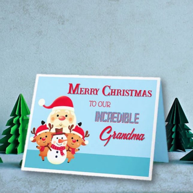 Roligt! God jul Grandma Kort (Skapare uppladdad)