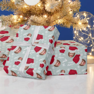 Roligt god jul illustration foto namn presentpapper